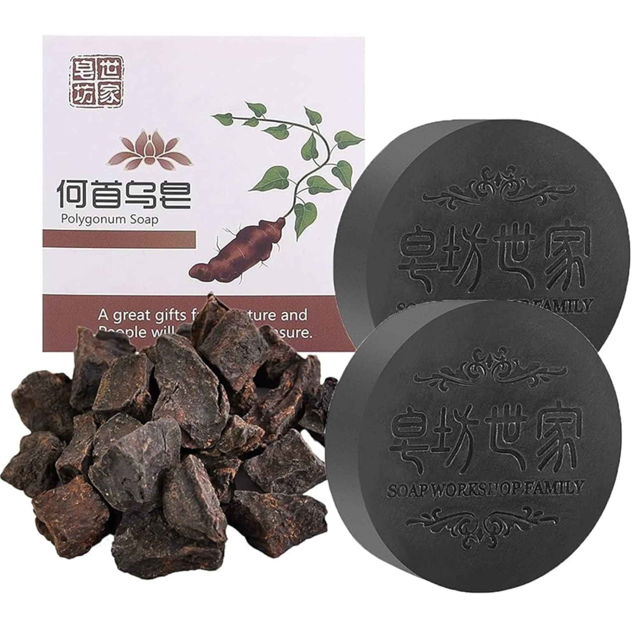 Polygonum Multiflorum Shampoo Soap Bar 100g